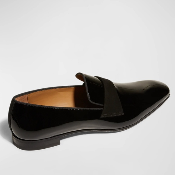 Paul Stuart Men's Heron Patent Leather Loafers Size 15 New - Picture 2 of 15